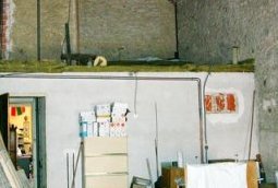 La salle de yoga avant les travaux