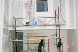 La salle de yoga après les travaux