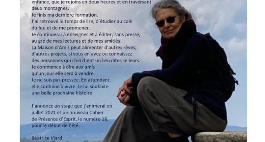 Lettre aux amis (N°24)