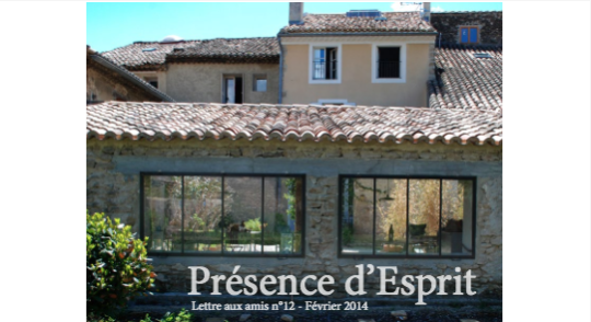 Lettre aux amis (n°12)