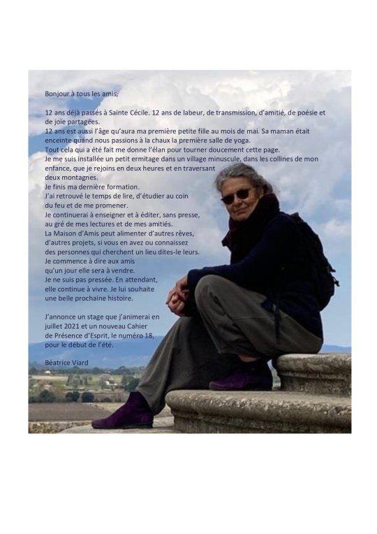 Lettre aux amis (N°24)